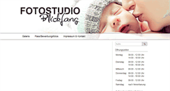 Desktop Screenshot of fotostudioblickfang.de